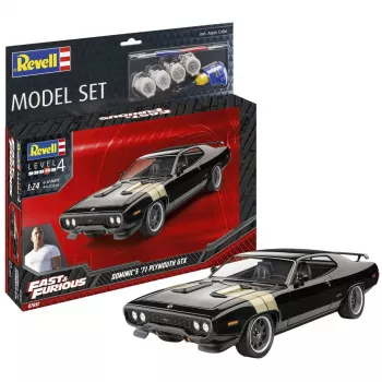 REVELL Model Set Fast & Furious - Dominic's 1971 Plymouth GTX (Maßstab 1:24)