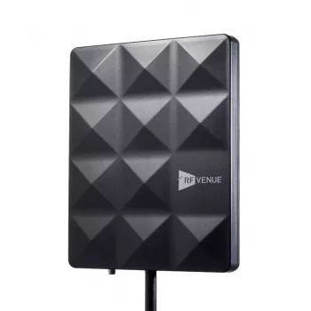 RF Venue CP-STAGE Wetterfeste zirkular polarisierte Richtantenne, 470-698 MHz, BNC, Schwarz