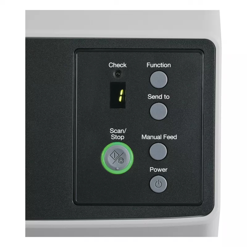 Ricoh fi-8150 Duplex-Dokumentenscanner mit 100-Blatt-ADF, 50 ppm/100 ipm, USB 3.2 & Gigabit Ethernet, 600 dpi, Clear Image Capture
