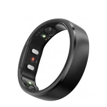 RINGCONN Gen2 Smart Ring Größe 14 Schwarz (RCA-01-BK-14)