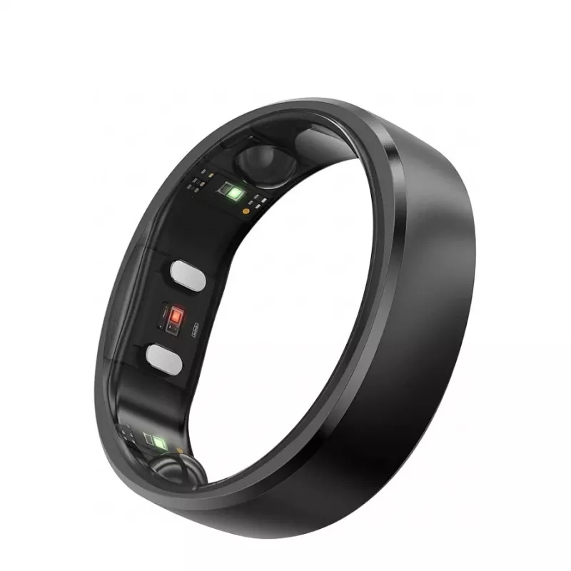 RINGCONN Gen2 Smart Ring Größe 14 Schwarz (RCA-01-BK-14)