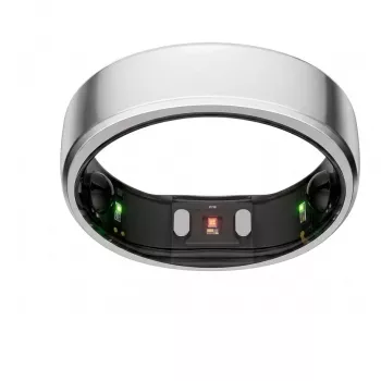 RingConn Smart Ring Gen2 Future Silver Größe 8 – Schlaf-, Fitness- und Herzfrequenz-Tracking-Wearable