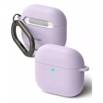 Ringke AirPods 4 Hülle Silikon Hellviolett