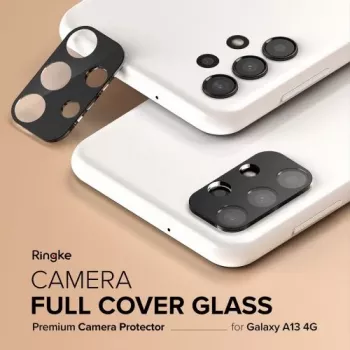 Ringke Galaxy A13 4G Kameraschutz Full Cover Glas (3er Pack) Schwarz