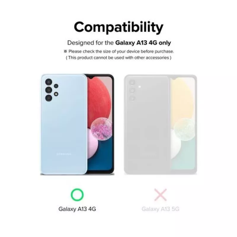 Ringke Galaxy A13 4G Kameraschutz Full Cover Glas (3er Pack) Schwarz
