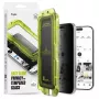 Ringke iPhone 17 Pro Displayschutzfolie Premium Easy Slide Privacy Tempered Glass 9H mit Installationshilfe (2er-Pack) Transparent