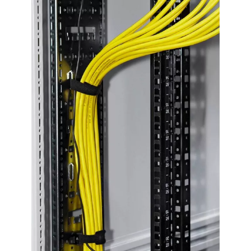 Rittal 5302.120 Kabelmanagement-Panel 1U 19 Zoll RAL 9005