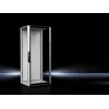 Rittal 5327.190 freistehendes 42U Server-Rack-Gehäuse IP55, 800x1000x2000 mm, Schwarz/Grau, Sicherheitsglas-Tür