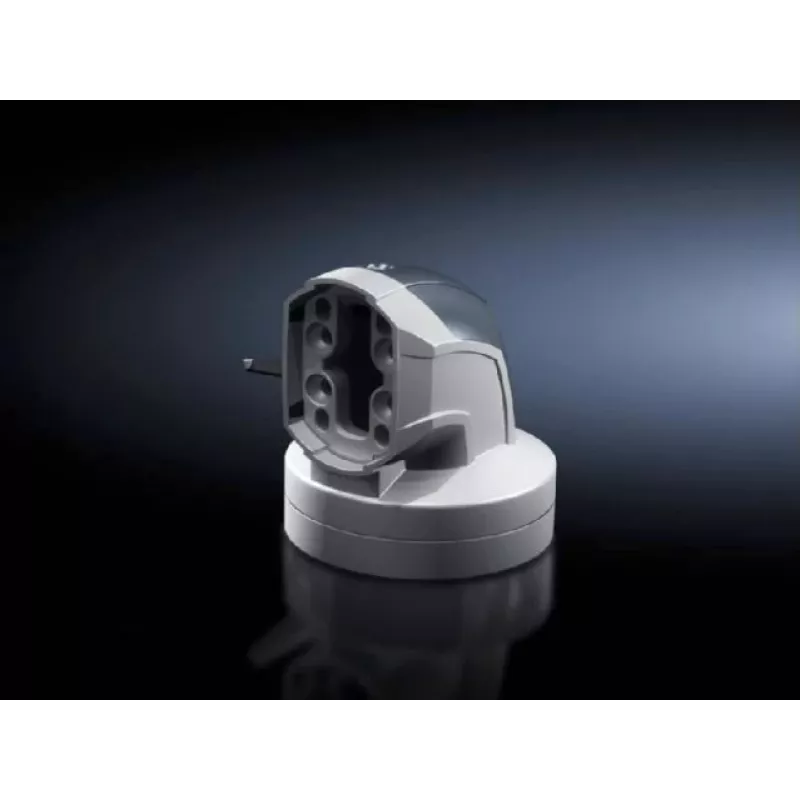 Rittal 90° Winkelkupplung System 60 für Tragarmanschluss Ø 130 mm - CP 6206.380 Aluminium-Druckguss/Zink, Kunststoff