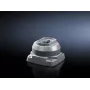 Rittal CP 120 Aufsatzgelenk, vertikale Kabelführung, lichtgrau (RAL 7035), IP54, 300° Drehung, Aluminium-Druckguss, 6212.720
