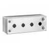 Rittal Leergehäuse 4 Einbauplätze (L x B x H) 90 x 280 x 100 mm Edelstahl SM 2384.040 1 Stk.