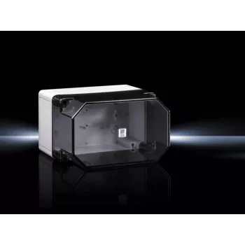 Rittal PK 9516.100 Polycarbonat-Gehäuse, 180x165x110 mm, Lichtgrau, IP66