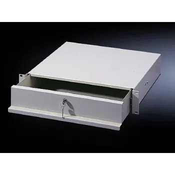 Rittal Rack Aufbewahrungsschublade 7282.035 - 1U 19 Zoll Lichtgrau (RAL 7035)