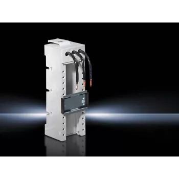 Rittal SV 9627.000 Sammelschienenhalter, 3-polig, Polyamid, Weiß, für RiLine60, 690V AC, 1600A, Snap-on-Montage, 1 Stück