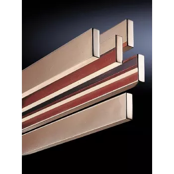 Rittal SV Stromschiene 3585.005 – Unperforiertes Kupfer, 2400 mm, 3 Stück