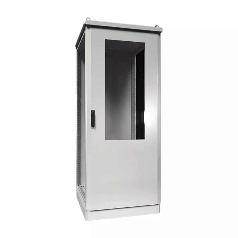 Rittal Toptec Outdoor-Gehäuse CS 9781866 - 800x1600x600mm, IP55, IK10, Aluminium, RAL 7035