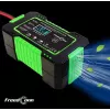RJ TIANYE FreedConn RJ-C 120501A 12V 6A Intelligentes Automatisches Batterieladegerät für Blei-Säure AGM GEL EFB mit LCD-Anzeige
