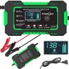 RJ TIANYE FreedConn RJ-C 120501A 12V 6A Intelligentes Automatisches Batterieladegerät für Blei-Säure AGM GEL EFB mit LCD-Anzeige