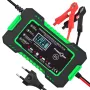 RJ TIANYE FreedConn RJ-C 120501A 12V 6A Intelligentes Automatisches Batterieladegerät für Blei-Säure AGM GEL EFB mit LCD-Anzeige