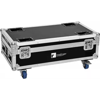ROADINGER Flightcase für 6 AKKU IP UP-4 Plus HCL Spot WDMX mit Ladefunktion 31005215