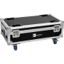 ROADINGER Flightcase für 6 AKKU IP UP-4 Plus HCL Spot WDMX mit Ladefunktion 31005215