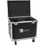 ROADINGER Flightcase für 2x EUROLITE DMH-190 Moving Heads mit Rollen Schwarz