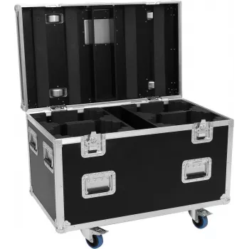 ROADINGER Flightcase für 4x LED IP TMH-H420 Wash Moving Heads mit Rollen