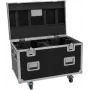 ROADINGER Flightcase Highline 2x DMH-380 mit Rollen Schwarz 100 kg Belastung 100x60x73 cm