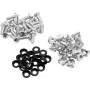 ROADINGER Rack-Schraubenset 20x M6 x 15 mm für 19-Zoll-Rack-Montage