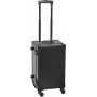 ROADINGER UKC-4R Universal-Trolley-Koffer mit Teleskopgriff Schwarz, Innenmaß 45,5 x 27,5 x 20 cm