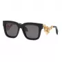 Roberto Cavalli SRC041M520700 Unisex Sonnenbrille - Schwarzer Rahmen, grau verlaufende Gläser, 52 mm