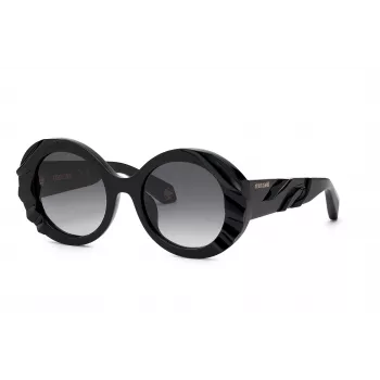 Roberto Cavalli Unisex-Sonnenbrille SRC010V520700 Schwarz/Grau 52mm