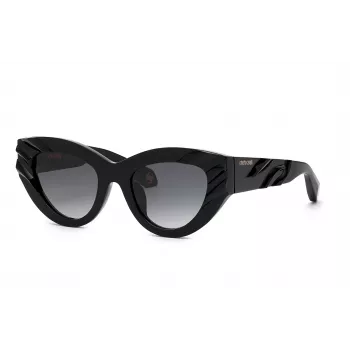 Roberto Cavalli Damen Cat-Eye-Sonnenbrille SRC009V510700 Havana 51mm