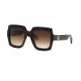Roberto Cavalli Damen SRC108-5204BL Cat-Eye-Sonnenbrille, Blau Havana Rahmen, Gradient Blau Gläser, 52mm