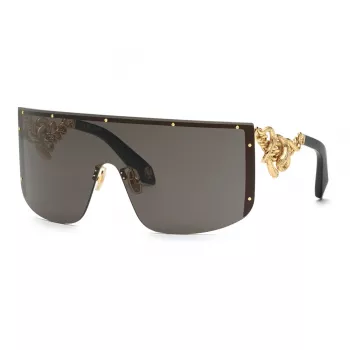 Roberto Cavalli Damen-Sonnenbrille SRC015M990300 Oversized Full-Rim Kunststoff