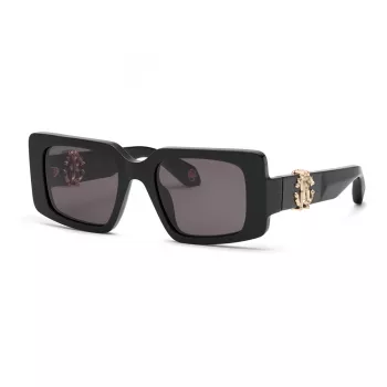 Roberto Cavalli Damen-Sonnenbrille SRC039M510700 Butterfly-Rahmen grau verlaufende Gläser 51 mm