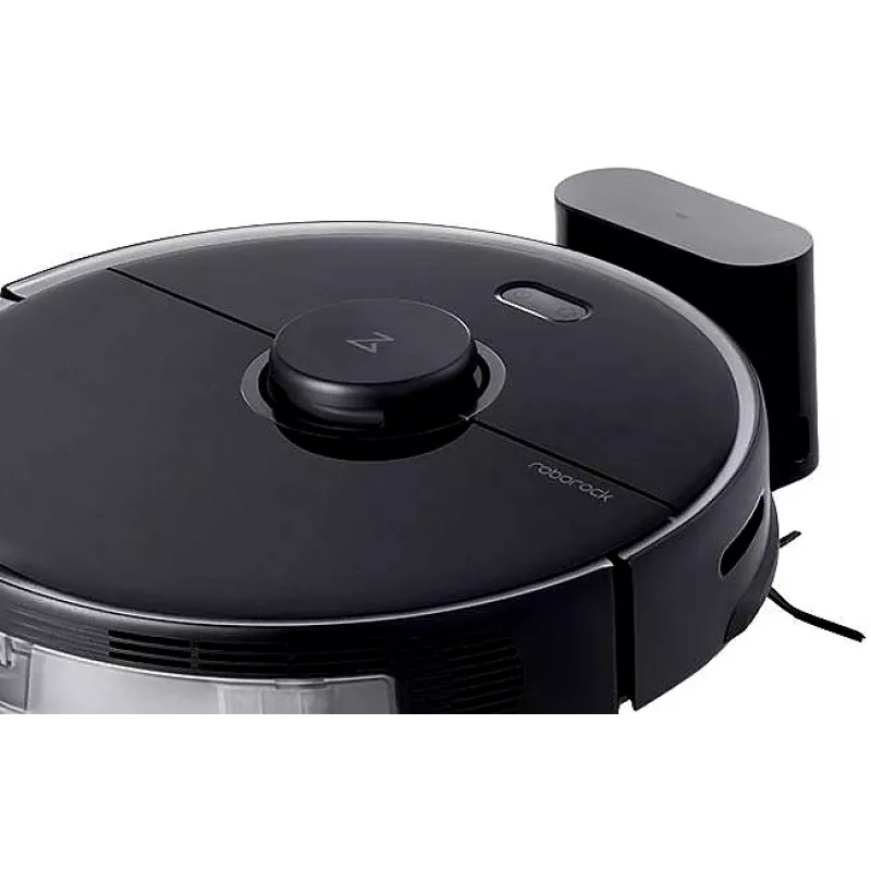 Roborock S5 Max Saugroboter - beutellos - Schwarz - Rund - 0,46 L - Teppich - Hartboden