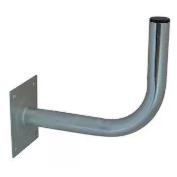 ROBSON Antennen-Wandhalterung L300 (30 cm) – feuerverzinkter Stahl, 38 mm Mastklemme, 4-Punkt-Basis, Außenbereich