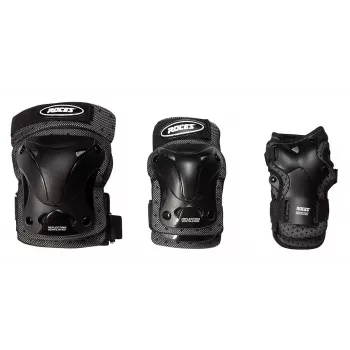 Roces Ventilated Skate Pads Triple Pad Set L