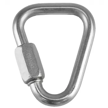 Rock Empire Maillon Delta 8 mm Verzinkter Stahl-Schäkel – 40 kN Schraubverschluss-Verbinder