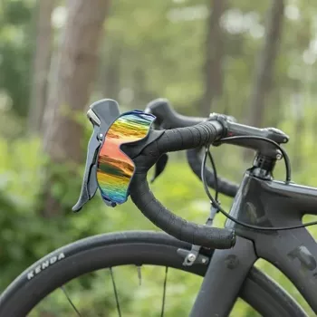 Rockbros 10134PL Polarisierte Fahrradbrille - Blau und Pink