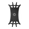 ROCKBROS Fahrrad-Handyhalterung LF436BK (Schwarz) - Aluminiumlegierung, 4,7-7,2 Zoll, Lenkerhalterung