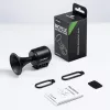 ROCKBROS elektronische Fahrradklingel - Schwarz, 110-120 dB, 4 Töne, wiederaufladbar, IPX4