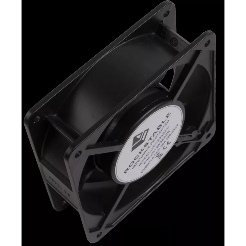 Rockstable 120mm Lüfter - Gehäuselüfter - 112 m³/h - Schwarz - 1 Stück - 610 g (RS19-FT1212)