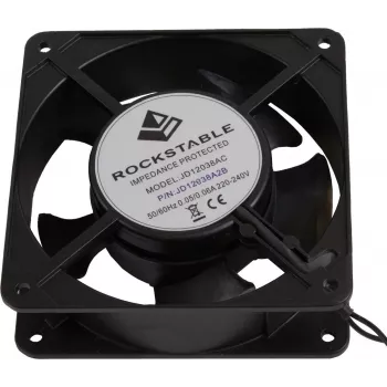 Rockstable 120mm Lüfter - Gehäuselüfter - 112 m³/h - Schwarz - 1 Stück - 610 g (RS19-FT1212)