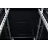 Rockstable 18U 19-Zoll Server-Rack-Schrank mit Mesh-Fronttür - freistehend - 800 kg Tragfähigkeit - Schlüsselschloss - Kabelmanagement-Schienen - verstellbare Füße (RS19-8018PP)