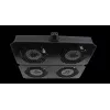 Rockstable 19 inch Kühlelement - Lüftereinschub - Einbaulüfter - Stahl - Schwarz - 1 Stück - 2,92 kg (RS19-FT68)