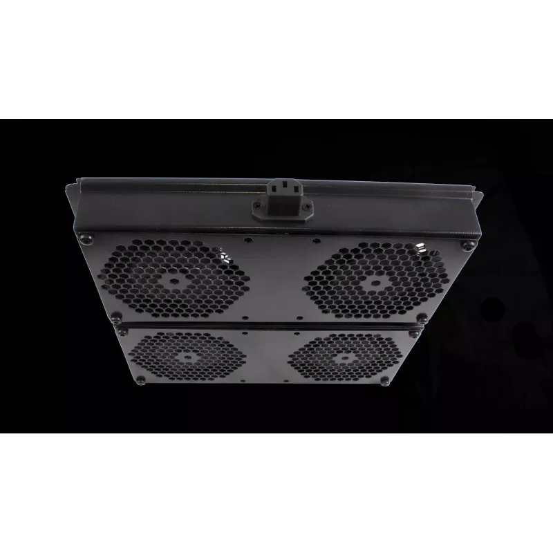 Rockstable 19 inch Kühlelement - Lüftereinschub - Einbaulüfter - Stahl - Schwarz - 1 Stück - 2,92 kg (RS19-FT68)