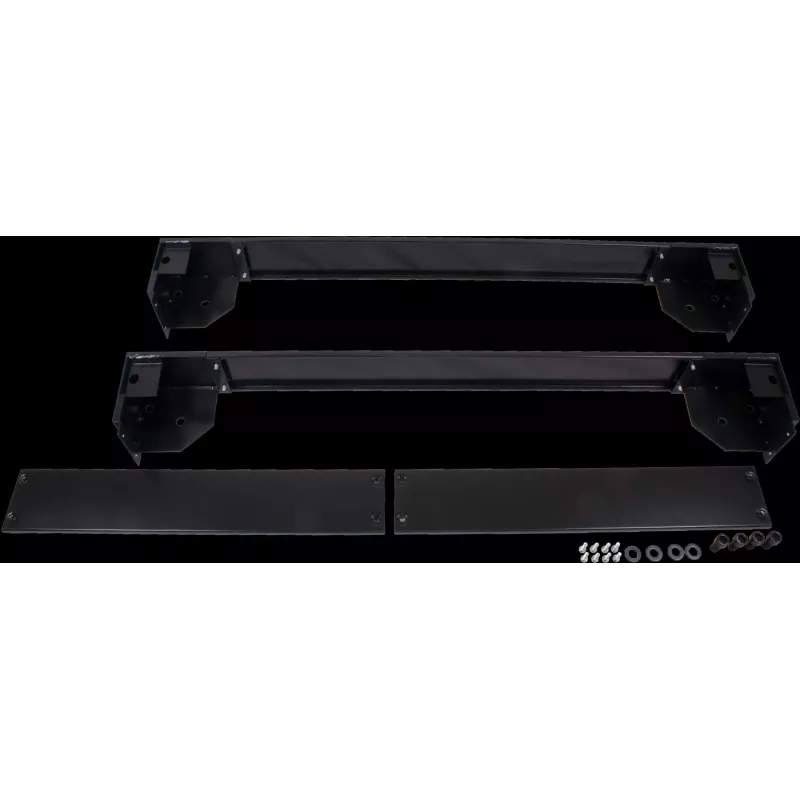 Rockstable 19 Zoll Mobile Plattform - Schwarz - SPCC-Stahl - 800 mm / 1000 mm