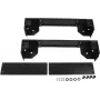 Rockstable 19 Zoll Rolluntersatz - Schwarz - SPCC-Stahl - 600 mm Breite - 800 mm Tiefe